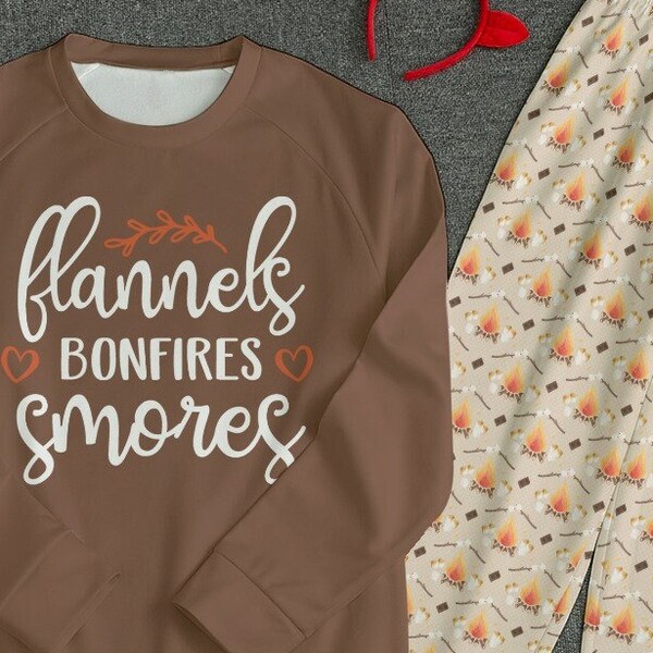 Family Camping Pajamas Etsy