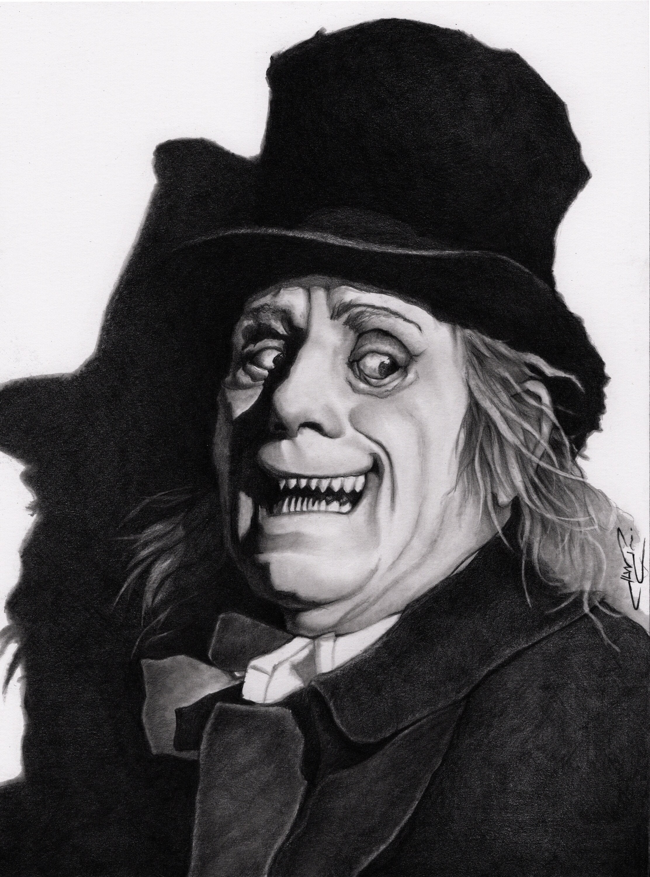 Pencil Portrait of Lon Chaney Sr.