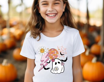 Meisjes Retro Halloween T-shirt