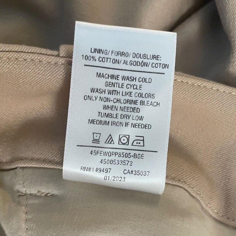 Favorite Daughter The Favorite Pant Sz 12 Pleated Wide Relax Fit High Rise Beige image 5
