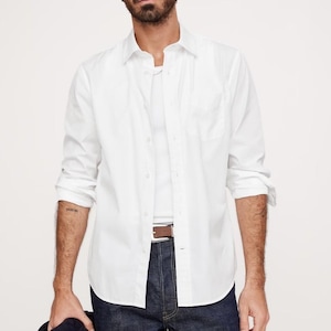 White Banana Republic Shirt - Etsy