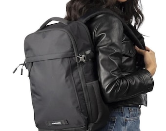 TimBuk2 The Division Pack 15in Laptop Backpack Black Gray Office Bottle Unisex
