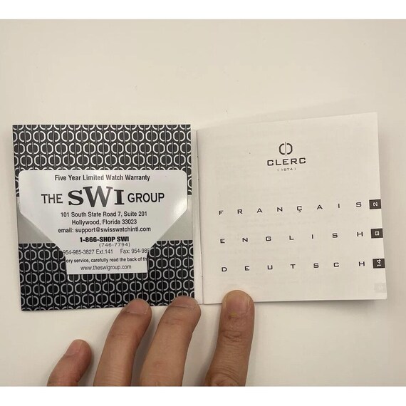 Clerc  C-One Swiss Geneve Octagon Pink Mother of … - image 9