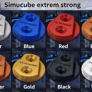 Simucube stuurwielhouder, houder van aluminium profiel of wandmontage, Simracing, Simrig, wandbeugel inclusief uw naam