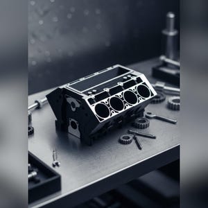 Original V8 Motorblock Visitenkartenhalter, Autoverkäufer Geschenk, Automobil Geschenk, Mechaniker Geschenk, Auto Geschenk, Geschenk Mann