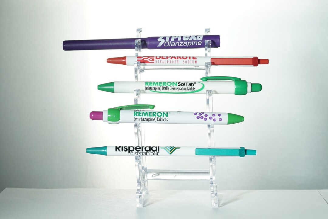 Zyprexa Depacote Remeron Risperdal Pharmacuetical Promo Pens Etsy