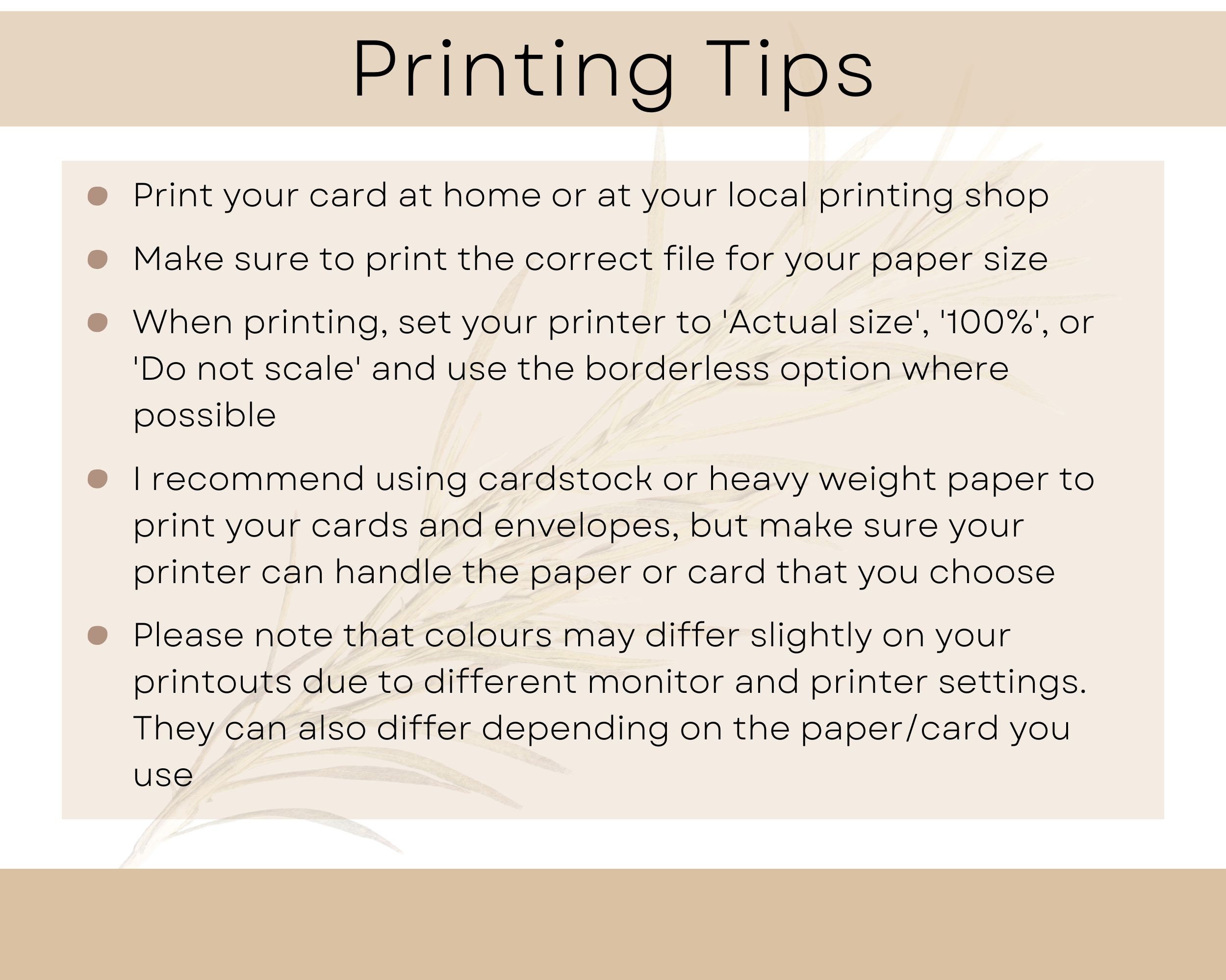 Printable Birthday Card, 5x7 Greeting Card FREE A7 Envelope Template - Etsy