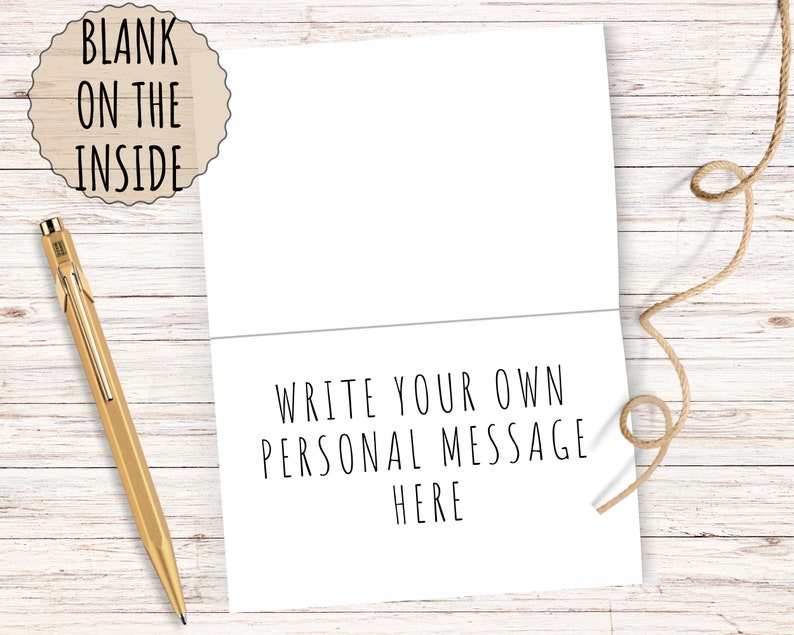 Printable Birthday Card 5x7 Greeting Card FREE A7 Envelope - Etsy