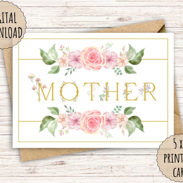 Free Printable 5x7 Card Template - Etsy