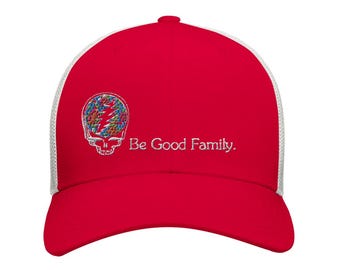 Gorra con visera ajustable Grateful Dead - Diseño familiar Be Good - Gorra elegante y transpirable