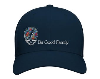 Gorra con visera ajustable Grateful Dead - Diseño familiar Be Good - Gorra transpirable y elegante