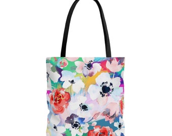 Cottagecore,Floral,Aesthetic,Beach Bag, Shopping Bag,Shoulder Bag,Reusable,Gift,AOP Tote Bag