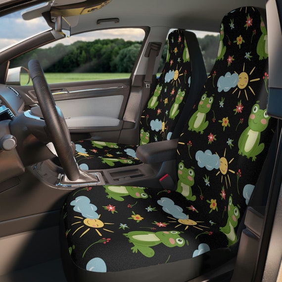 Cottagecore aesthetic frogs Frog Lover Car Seat Covers Pair 2 Front Seat Covers Car Seat Covers Car Seat Protector Etsy