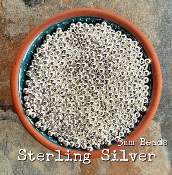 Sterling Silver Seamless Smooth Spacer Beads