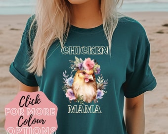 Huhn-Mama-Hemd-Gehöft-Geschenk-Bauer-Huhn-Kleidung Homeschooling-Gehöft
