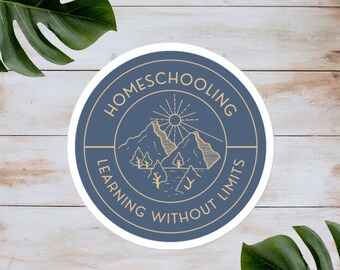 Homeschooling Gift For Kids Homeschool Sticker Grow At Home Learning Fun Sticker for Homeschooler Reward Education Sticker for Kids