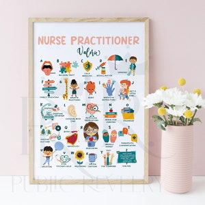 Kinderkrankenschwester Geschenk für Krankenschwester, Kinderkrankenschwester Student, Kinderarzt Büro Dekor, PICU Krankenschwester Wandkunst Krankenschwester