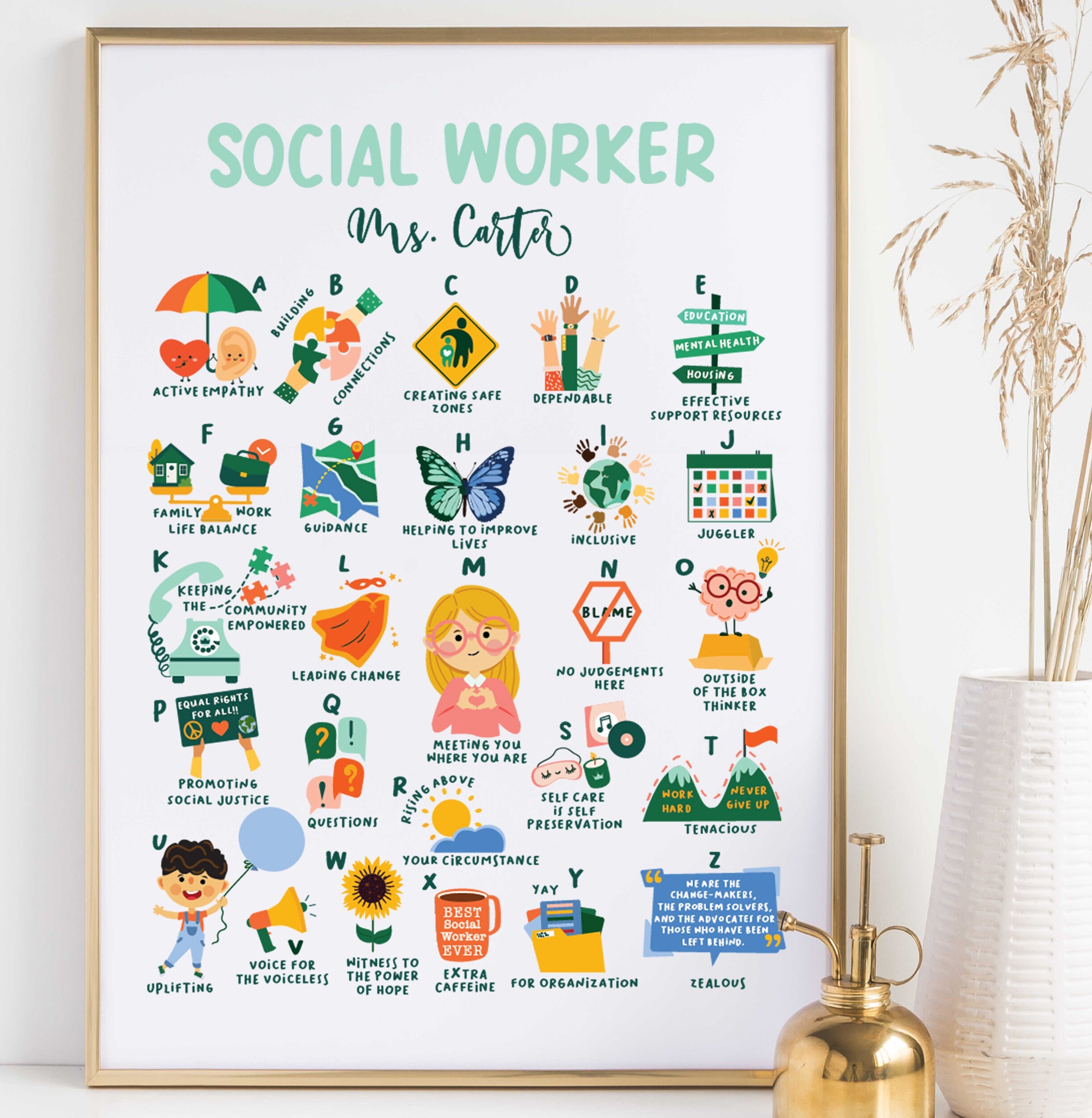 msw-gift-school-social-worker-sign-custom-social-worker-etsy
