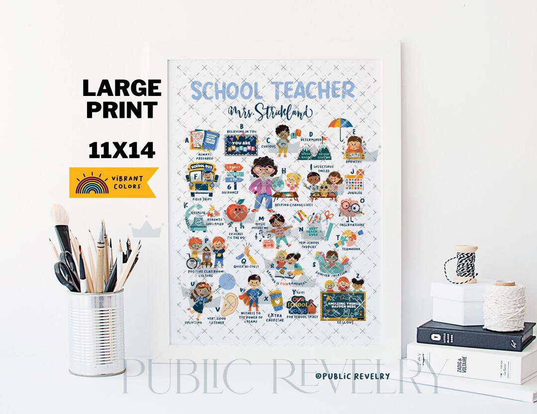 School Teacher Classroom Decor End of Year Gift for Teacher Office ...