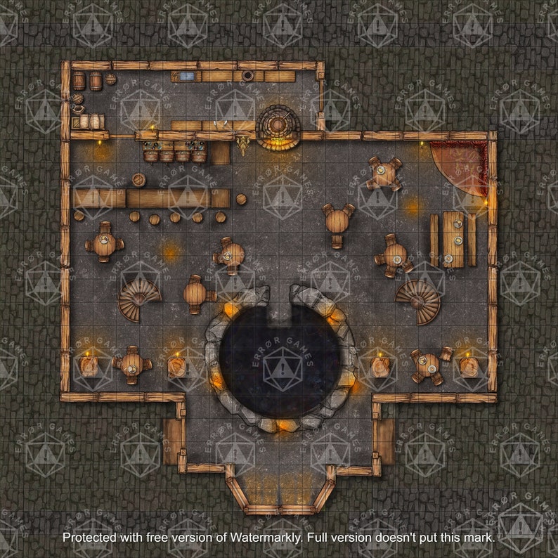 The Yawning Portal [ VTT Battle Map ] - Etsy Australia
