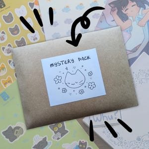 Bolsa misteriosa / Una mezcla de pegatinas, hojas de pegatinas y mini impresiones