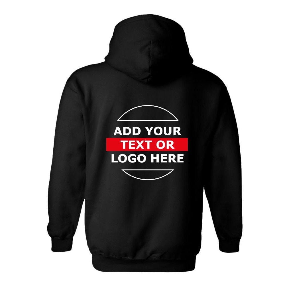Custom Hoodie Your Logo or Text Hoodie Personalised Hoodie for Him or