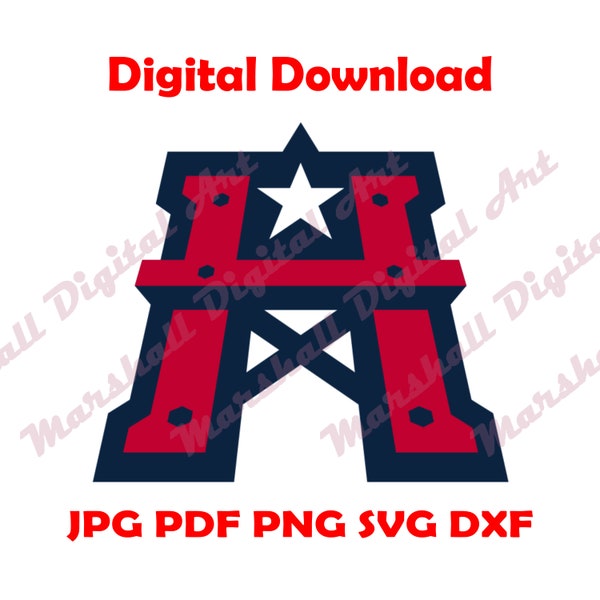 Houston Roughnecks Instant Download svg png 2023 Football Logo Cut File for Cricut, Silhoutte, Screen Printing, T-Shirts, Mugs, Bags