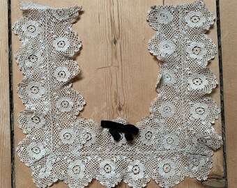 Antique Crocheted Girl’s Bib Collar