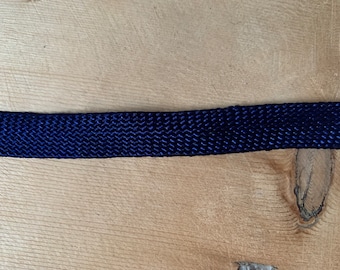 Vintage Blue Rayon Ribbon Tape