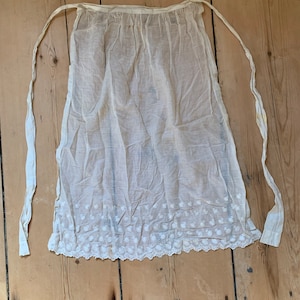 Antique Cotton Apron
