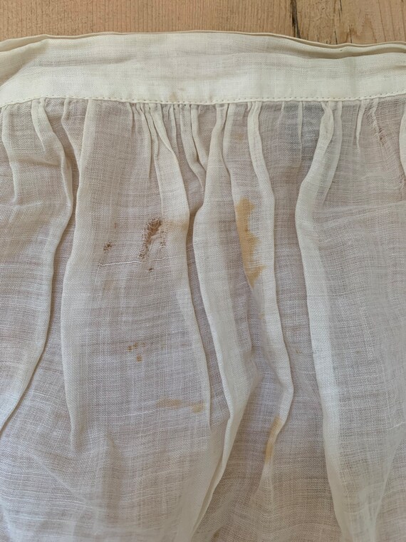 Antique Cotton Apron - image 3