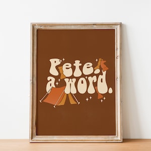Peter Quote Poster | All the Young Dudes Inspired Print | Wizard Wall Art | ATYD The Marauders Era Wall Decor
