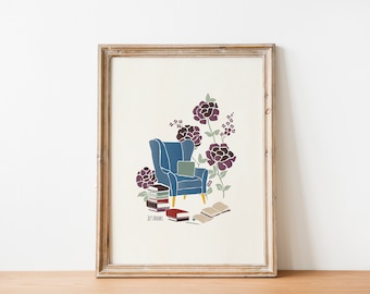 Jo's Books Poster / Little Women Inspired Print / Little Women / Gift for book lovers / Literary Art Decor / Jo Wall Art