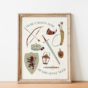 Narnia Gifts Poster | Narnia Inspired Print | Book Art | Narnia Inspired Wall Art | Narnia Aesthetic Wall Decor