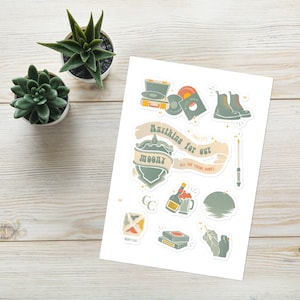 All the Young Dudes Sticker sheet | Wizard The Marauders Inspired Stickers