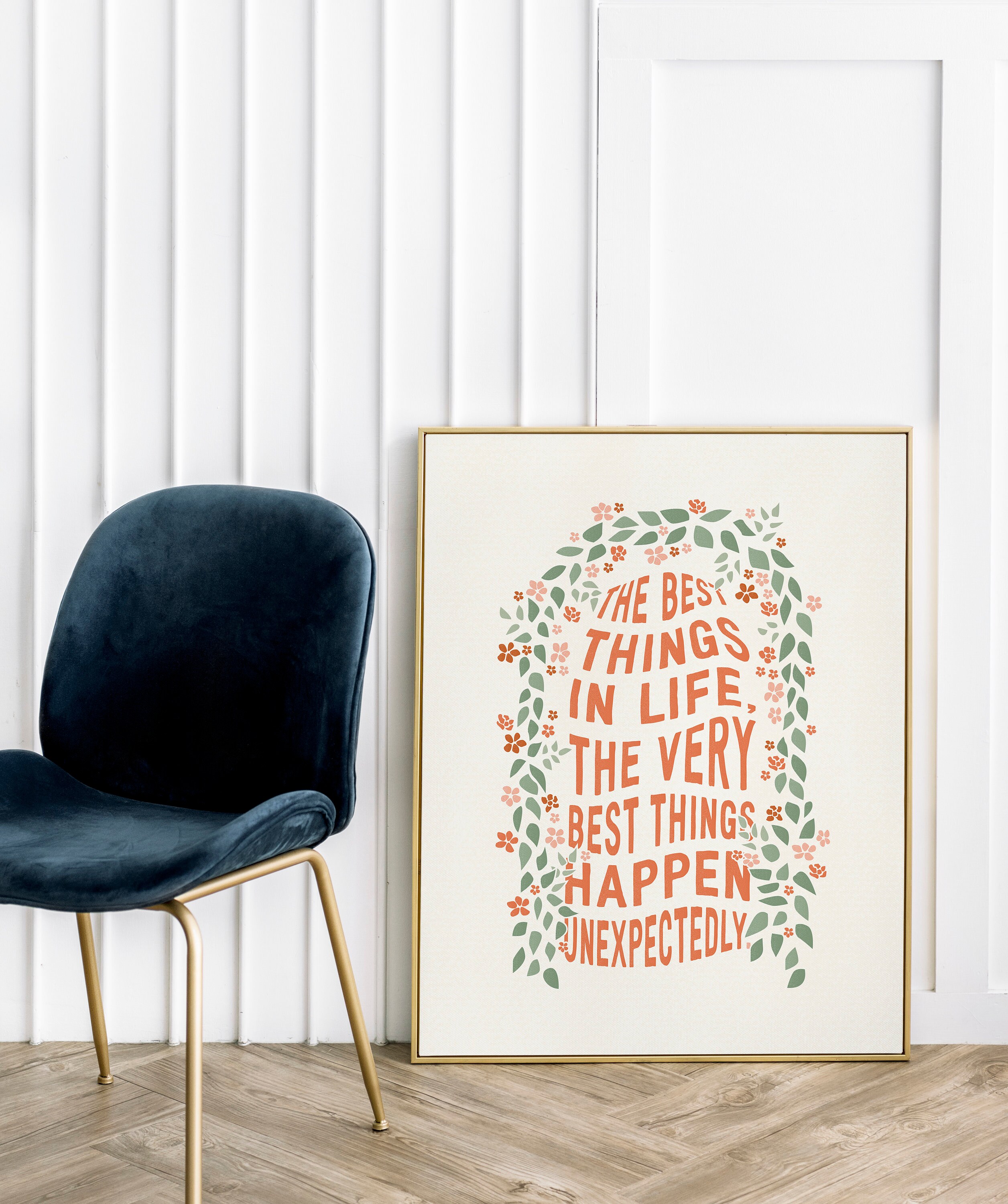 The Best Things in Life Happen Unexpectedly Poster | Greece Inspired ...