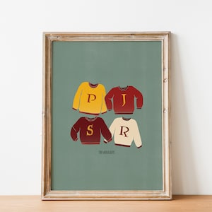 The Marauders Pullover Poster | Alle jungen Dudes inspiriert Druck | Zauberer Wand Kunst | ATYD The Marauders Ära Wanddekor