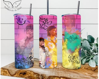 Peso Pluma 20oz Tumbler Wrap PNG peso pluma design bebecita Emilio Mexico Ella Baila Sola PRC AMG