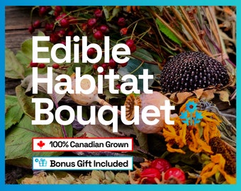 Organic Edible Habitat Bouquet | 100% CANADIAN GROWN