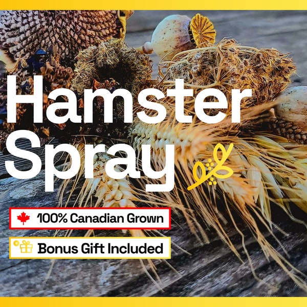 Organic Hamster Spray Collection | 100% CANADIAN GROWN