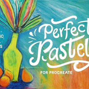 Perfect Pro Pastels for Procreate – 42 Realistic Pastel Brushes