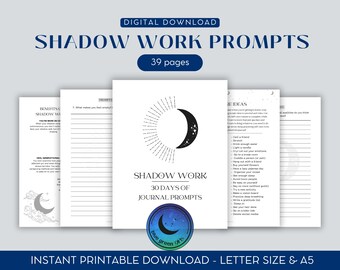 シャドウワークのプロンプト：ヒーリングジャーナルと自己発見ガイド（PDFダウンロード）