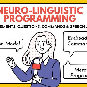 Neuro-linguistic Programming (NLP) Worksheets and Exercises for Negotiation, Rapport, and Mental Health / Therapy Bundle, 16 Pages