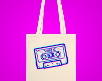 Vibes Cassette Tape Canvas Bag