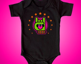 Rock Face - Short Sleeve Onesie
