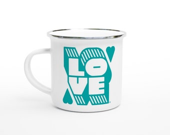 Love Camping Mug - Teal