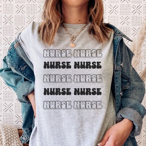 Retro Nurse T Shirt Gift for Nurse, Groovy Nurse Shirt, Future Nurse Tee, Student Nurse Shirt, Nurse Graduation Gift, Nurse Appreciation