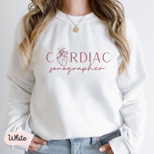 Cardiac Sonographer Sweatshirt Gift for Sonographer, Ultrasound Tech Crewneck Gift, Ultrasound Technologist Sweatshirt, Ultrasound Tech Tee