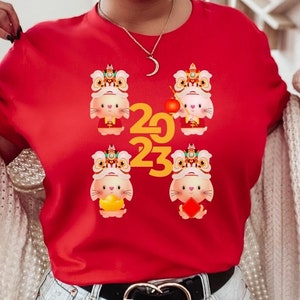Chinese New Year 2023 Shirt, Year of The Rabbit T Shirt, Happy New Year Shirt, Lunar New Year T Shirt, Chinese Zodiac Shirt, New Year Gift