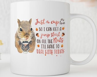Funny Squirrel Quote - Etsy